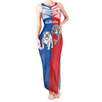 NRL Bulldogs and Dolphins Tank Maxi Dress Sporty Style