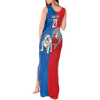 NRL Bulldogs and Dolphins Tank Maxi Dress Sporty Style