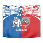 NRL Bulldogs and Dolphins Tapestry Sporty Style