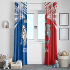 NRL Bulldogs and Dolphins Window Curtain Sporty Style