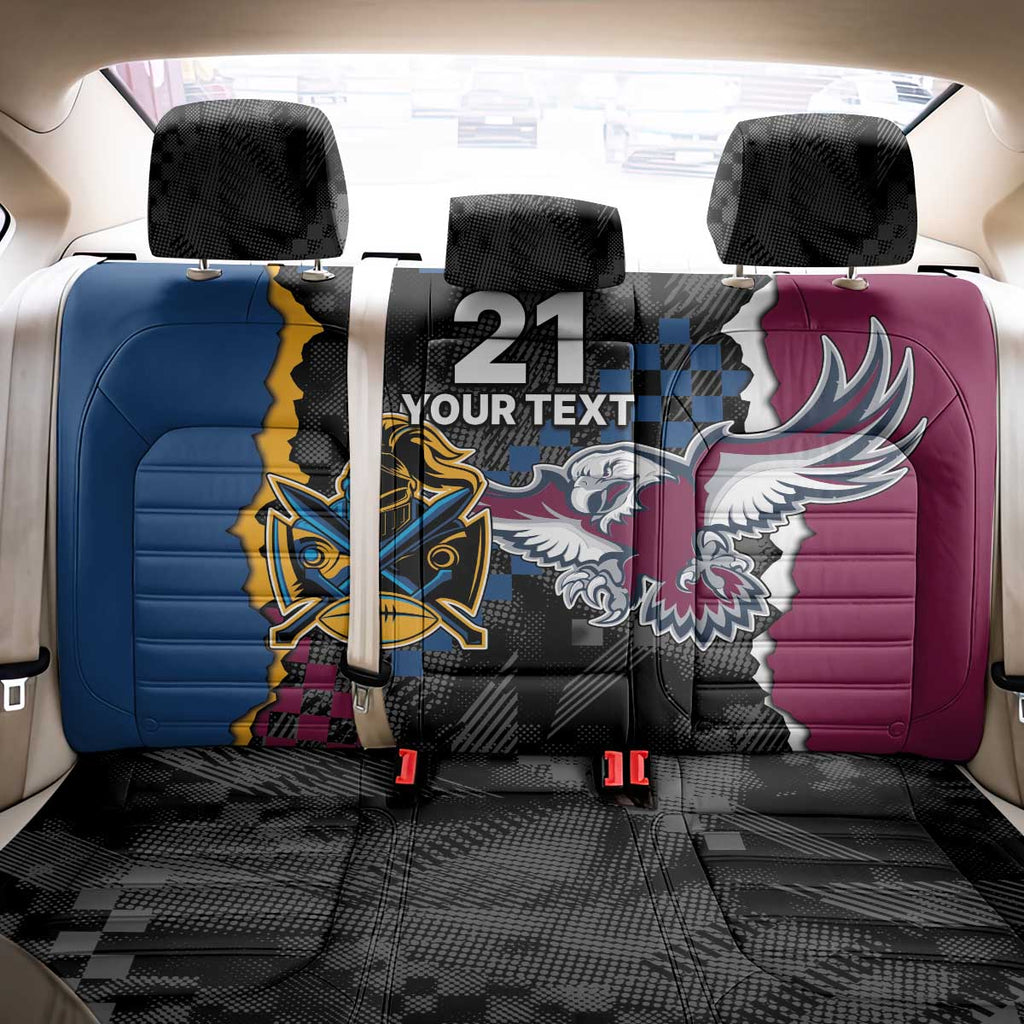 Titans and Manly Eagle Back Car Seat Cover Rugby Together Sporty Style