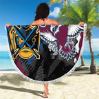 Titans and Manly Eagle Beach Blanket Rugby Together Sporty Style