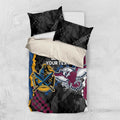 Titans and Manly Eagle Bedding Set Rugby Together Sporty Style