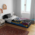 Titans and Manly Eagle Bedding Set Rugby Together Sporty Style