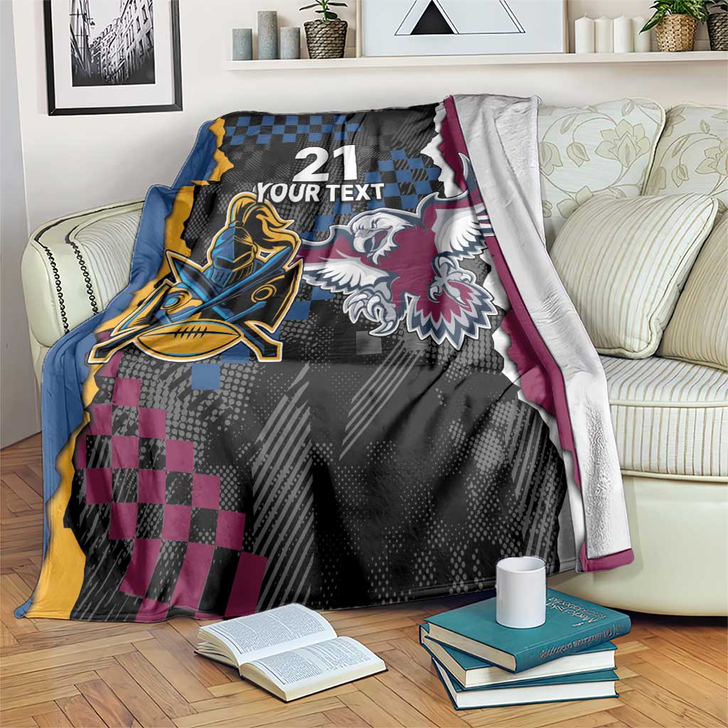 Titans and Manly Eagle Blanket Rugby Together Sporty Style