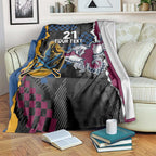 Titans and Manly Eagle Blanket Rugby Together Sporty Style
