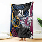 Titans and Manly Eagle Blanket Rugby Together Sporty Style