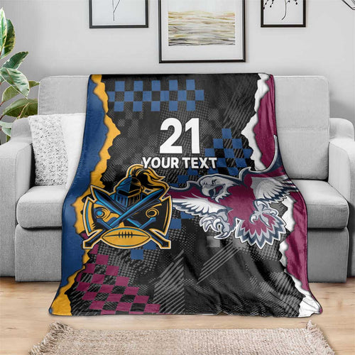 Titans and Manly Eagle Blanket Rugby Together Sporty Style