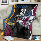 Titans and Manly Eagle Blanket Rugby Together Sporty Style