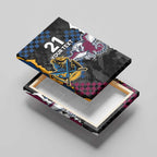 Titans and Manly Eagle Canvas Wall Art Rugby Together Sporty Style