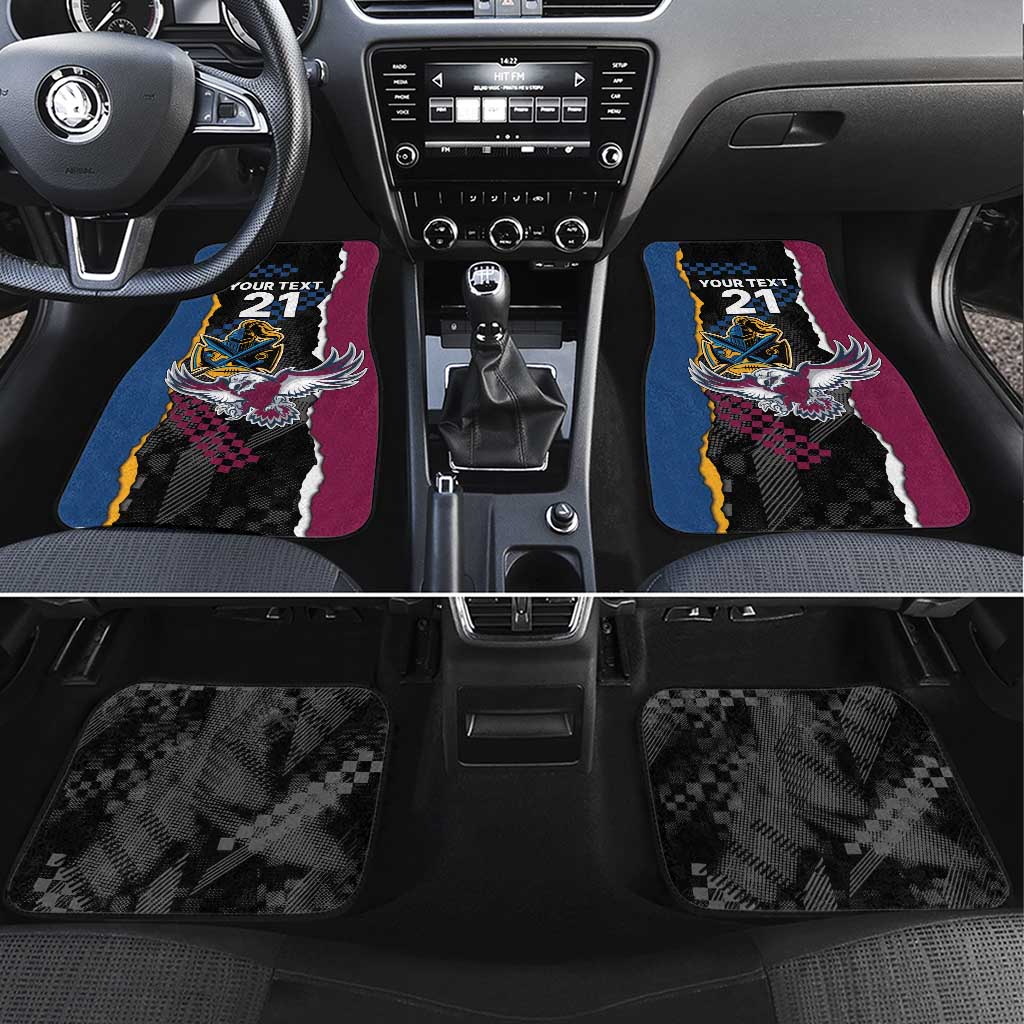 Titans and Manly Eagle Car Mats Rugby Together Sporty Style