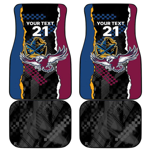 Titans and Manly Eagle Car Mats Rugby Together Sporty Style