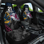 Titans and Manly Eagle Car Seat Cover Rugby Together Sporty Style
