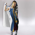 Titans and Manly Eagle Hooded Blanket Rugby Together Sporty Style