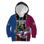 Titans and Manly Eagle Kid Hoodie Rugby Together Sporty Style