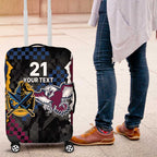 Titans and Manly Eagle Luggage Cover Rugby Together Sporty Style