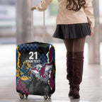 Titans and Manly Eagle Luggage Cover Rugby Together Sporty Style