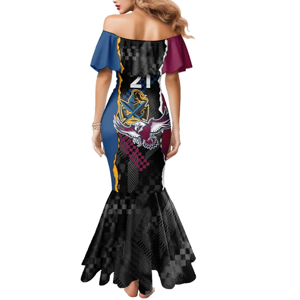 Titans and Manly Eagle Mermaid Dress Rugby Together Sporty Style