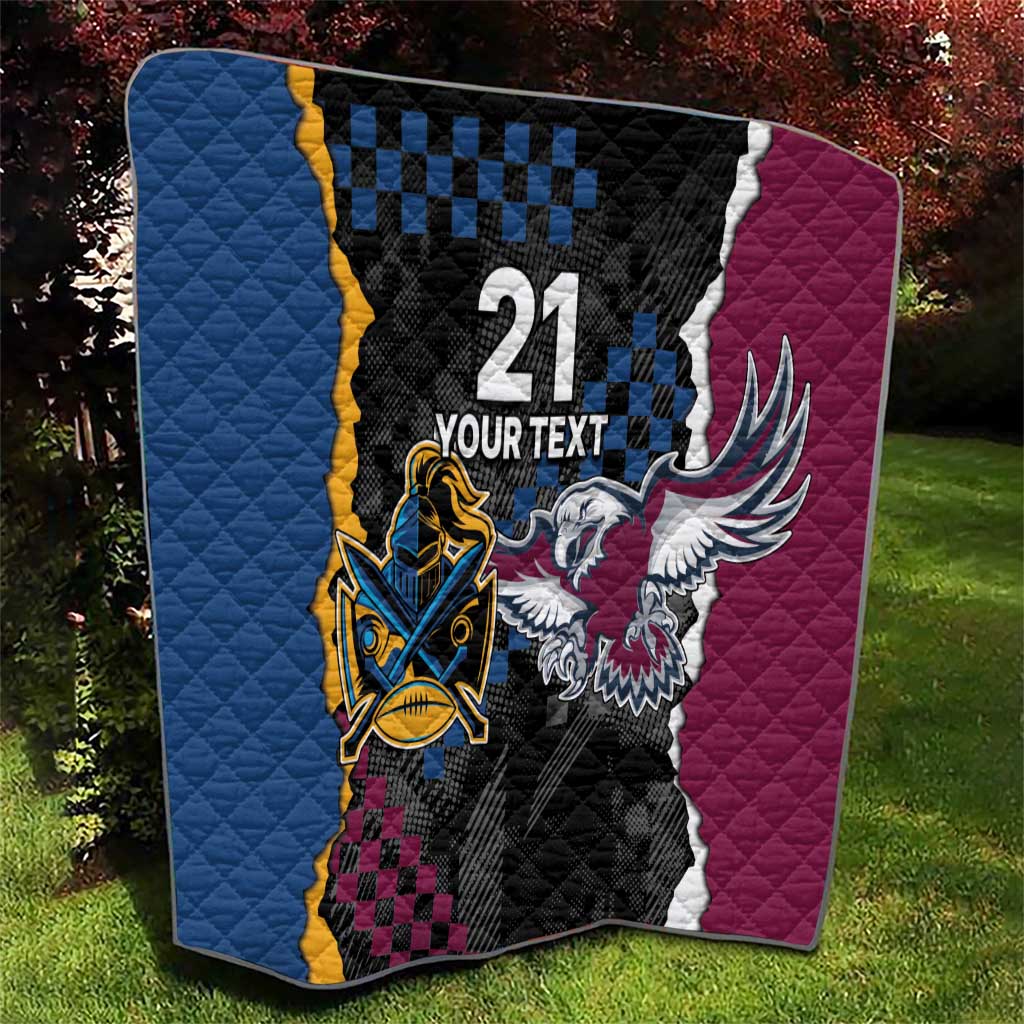 Titans and Manly Eagle Quilt Rugby Together Sporty Style