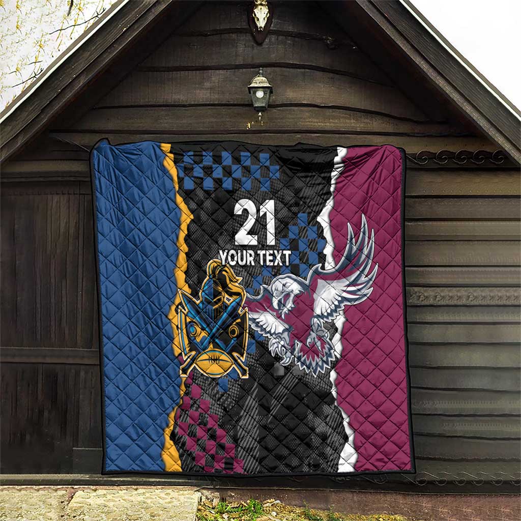 Titans and Manly Eagle Quilt Rugby Together Sporty Style