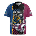 Titans and Manly Eagle Rugby Jersey Rugby Together Sporty Style
