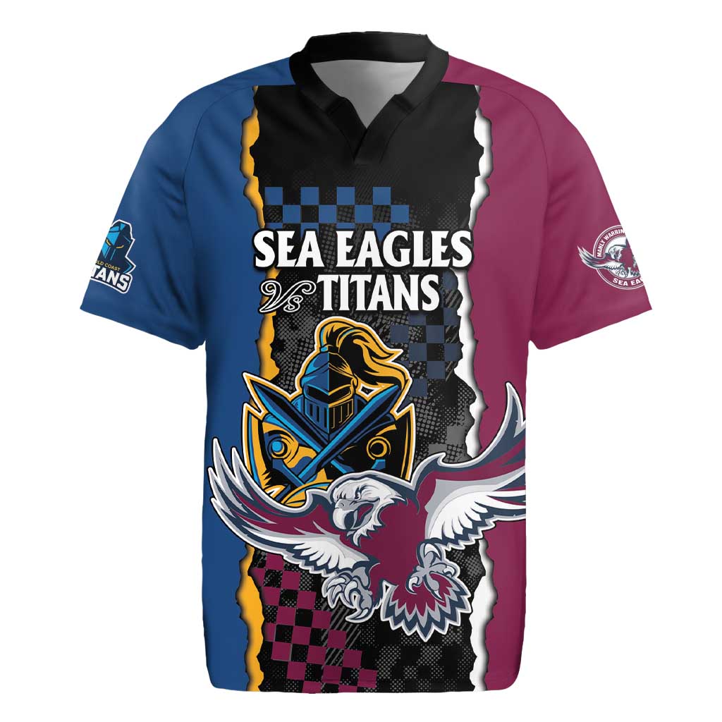 Titans and Manly Eagle Rugby Jersey Rugby Together Sporty Style