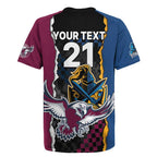 Titans and Manly Eagle Rugby Jersey Rugby Together Sporty Style
