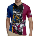 Titans and Manly Eagle Rugby Jersey Rugby Together Sporty Style