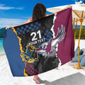 Titans and Manly Eagle Sarong Rugby Together Sporty Style