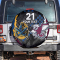 Titans and Manly Eagle Spare Tire Cover Rugby Together Sporty Style