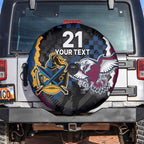 Titans and Manly Eagle Spare Tire Cover Rugby Together Sporty Style