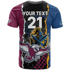 Titans and Manly Eagle T Shirt Rugby Together Sporty Style