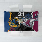 Titans and Manly Eagle Tablecloth Rugby Together Sporty Style
