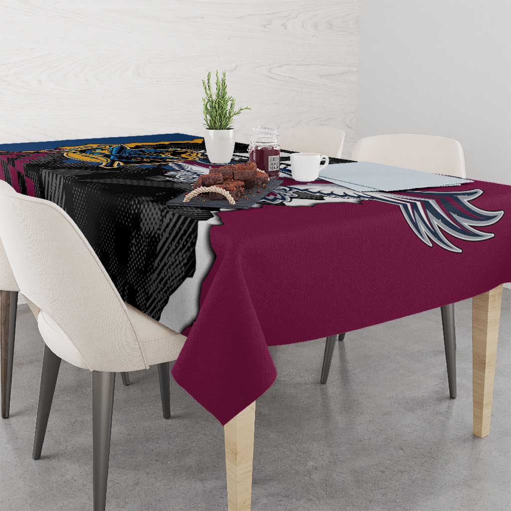 Titans and Manly Eagle Tablecloth Rugby Together Sporty Style