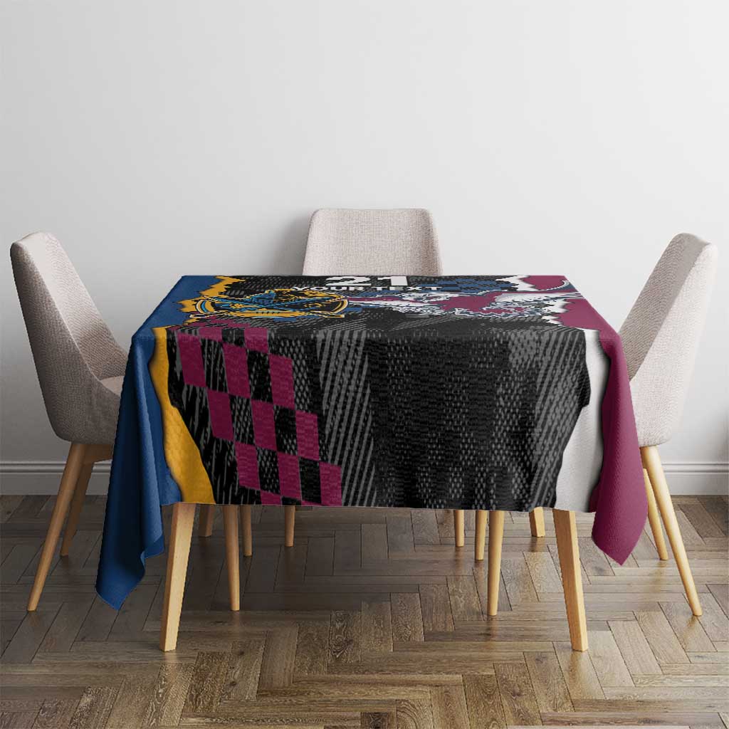 Titans and Manly Eagle Tablecloth Rugby Together Sporty Style