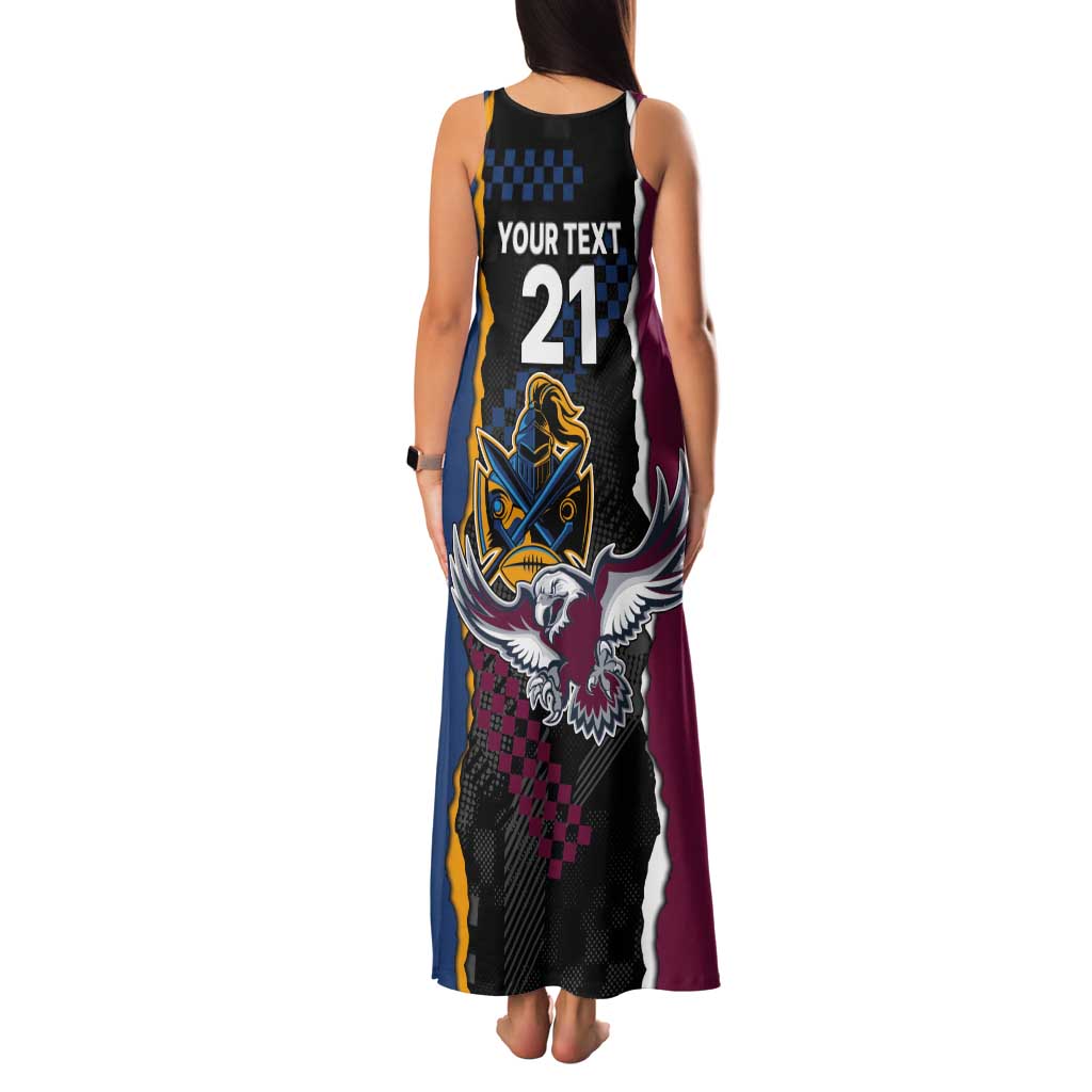 Titans and Manly Eagle Tank Maxi Dress Rugby Together Sporty Style