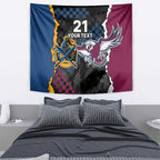 Titans and Manly Eagle Tapestry Rugby Together Sporty Style