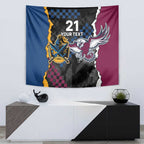 Titans and Manly Eagle Tapestry Rugby Together Sporty Style