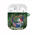 Aussie Festive Koala Christmas AirPods Case Koala-ty Time Flag Hammock Green Style