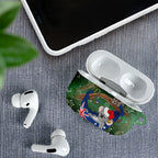 Aussie Festive Koala Christmas AirPods Case Koala-ty Time Flag Hammock Green Style
