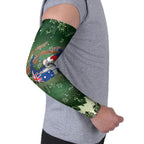 Aussie Festive Koala Christmas Arm Sleeves Koala-ty Time Flag Hammock Green Style