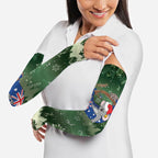 Aussie Festive Koala Christmas Arm Sleeves Koala-ty Time Flag Hammock Green Style