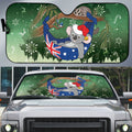 Aussie Festive Koala Christmas Auto Sun Shade Koala-ty Time Flag Hammock Green Style