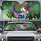 Aussie Festive Koala Christmas Auto Sun Shade Koala-ty Time Flag Hammock Green Style