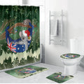 Aussie Festive Koala Christmas Bathroom Set Koala-ty Time Flag Hammock Green Style