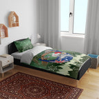 Aussie Festive Koala Christmas Bedding Set Koala-ty Time Flag Hammock Green Style