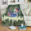 Aussie Festive Koala Christmas Blanket Koala-ty Time Flag Hammock Green Style