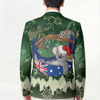 Aussie Festive Koala Christmas Blazer Koala-ty Time Flag Hammock Green Style