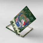 Aussie Festive Koala Christmas Canvas Wall Art Koala-ty Time Flag Hammock Green Style