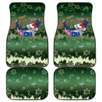 Aussie Festive Koala Christmas Car Mats Koala-ty Time Flag Hammock Green Style